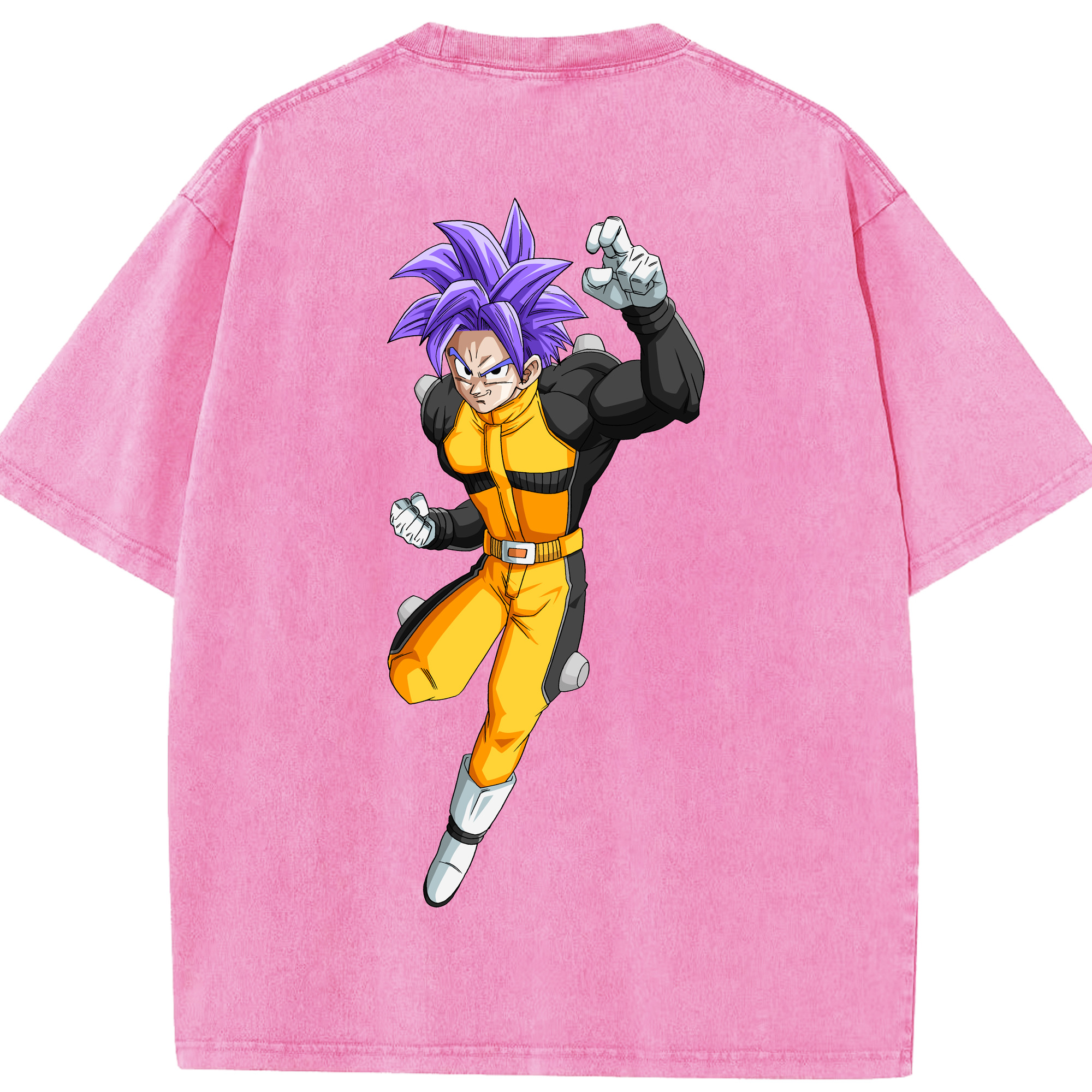 （画像用） ドラゴンボール DRAGON BALL 綿100% ヴィンテージ風 半袖Tシャツ（背面プリント）